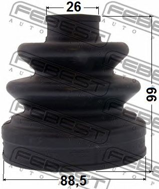 FEBEST 0215u31 -  Пыльник шрус внутренний комплект88.5x99x26