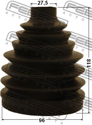 FEBEST 0217e51 -  Пыльник, приводной вал