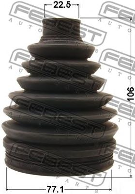 FEBEST 0217pc11x -  Пыльник, приводной вал
