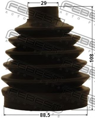 FEBEST 0217pd40 -  Пыльник шрус наружный комплект88.5x108x29