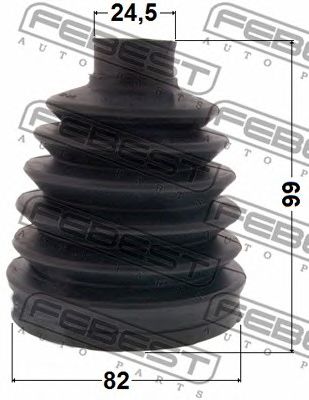 FEBEST 0217pg15ra -  Пыльник шрус наружный комплект 82x99x24.5
