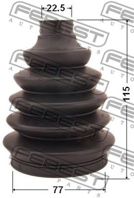 FEBEST 0217pn16 -  Комплект пыльника, приводной вал