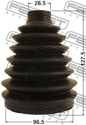 FEBEST 0217pz50 -  Комплект пыльника, приводной вал