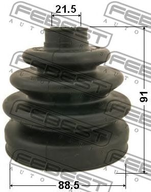 FEBEST 0217r20 -  Пыльник, приводной вал
