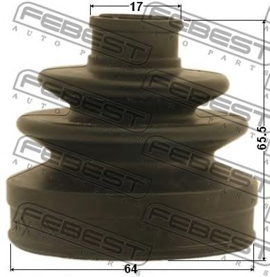FEBEST 0217z50r -  Пыльник, приводной вал