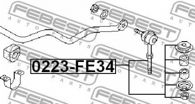 FEBEST 0223fe34 -  Тяга / стойка, стабилизатор