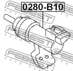FEBEST 0280b10 -  Рабочий цилиндр, система сцепления