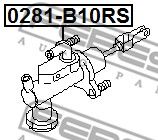 FEBEST 0281b10rs -  Главный цилиндр, система сцепления