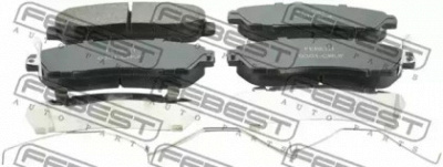 FEBEST 0301crvf -  Комплект тормозных колодок, дисковый тормоз