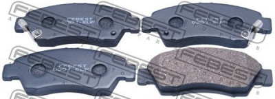 FEBEST 0301euf -  Комплект тормозных колодок, дисковый тормоз