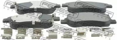 FEBEST 0301ref -  Комплект тормозных колодок, дисковый тормоз