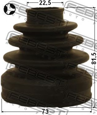 FEBEST 0315yf4tr -  Пыльник шрус внутренний комплект73x81.5x22.5