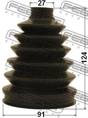 FEBEST 0317pcl20 -  Пыльник, приводной вал