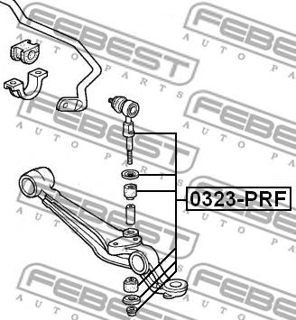FEBEST 0323prf -  Тяга / стойка, стабилизатор