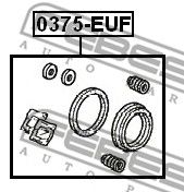 FEBEST 0375euf -  Ремкомплект суппорта тормозного переднего