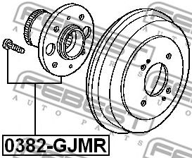 FEBEST 0382gjmr -  Ступица колеса заднего