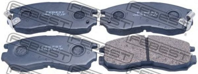 FEBEST 0401cjf -  Колодки тормозные дисковые передние, комплект