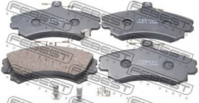 FEBEST 0401daf -  Колодки тормозные дисковые передние, комплект