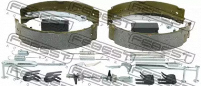 FEBEST 0402z39ar -  Колодки тормозные задние (барабанные) комплект
