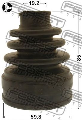 FEBEST 0415cwrt -  Пыльник шрус внутренний комплект59.8x85x19.2