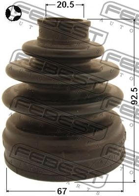 FEBEST 0415cy2at -  Пыльник, приводной вал