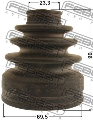 FEBEST 0415cy34at -  Пыльник, приводной вал
