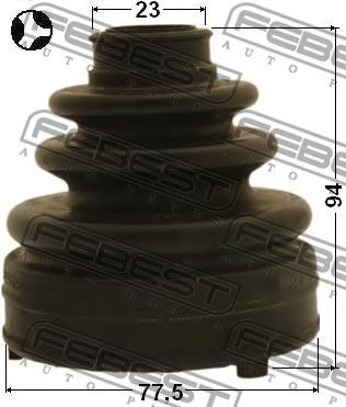 FEBEST 0415na4t -  Пыльник шрус внутренний комплект 77.5x94x23