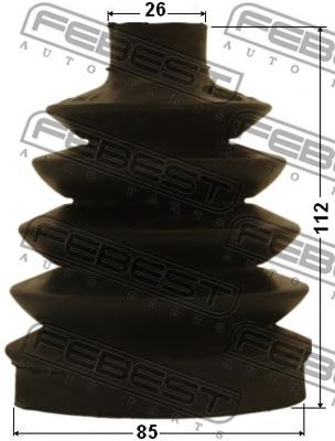 FEBEST 0417pea3 -  Комплект пыльника, приводной вал