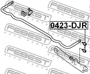 FEBEST 0423djr -  Стойка стабилизатора заднего