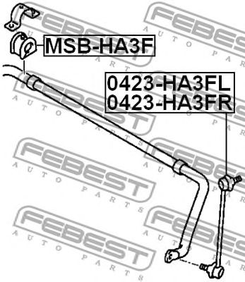 FEBEST 0423ha3fr -  Тяга стабилизатора передняя правая