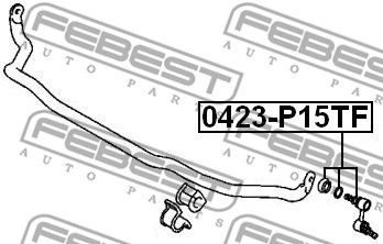 FEBEST 0423p15tf -  Стойка стабилизатора переднего
