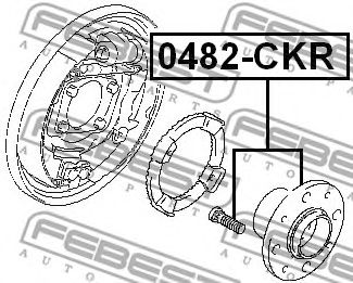 FEBEST 0482ckr -  СТУПИЦА ЗАДНЯЯ