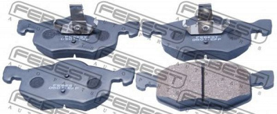 FEBEST 0501epf -  Колодки тормозные дисковые передние, комплект