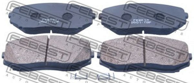 FEBEST 0501tbf -  Колодки тормозные дисковые передние, комплект