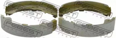 FEBEST 0502gfr -  Колодки тормозные задние (барабанные)