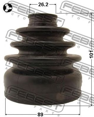 FEBEST 0515cx7t -  Пыльник, приводной вал