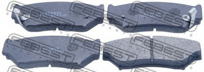 FEBEST 0701sq420f -  Колодки тормозные дисковые передние, комплект