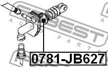 FEBEST 0781jb627 -  Главный цилиндр, система сцепления