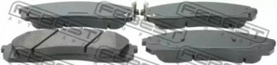 FEBEST 1201h100f -  Колодки тормозные дисковые передние, комплект