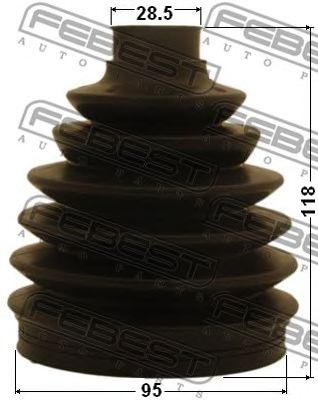 FEBEST 1217cm -  Пыльник, приводной вал