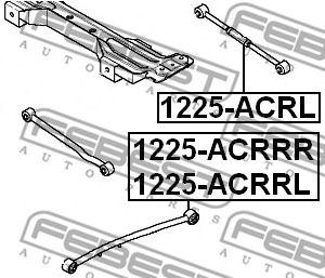 FEBEST 1225acrl -  Рычаг независимой подвески колеса, подвеска колеса
