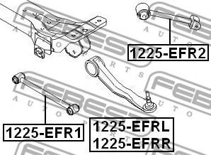 FEBEST 1225efrl -  Рычаг независимой подвески колеса, подвеска колеса