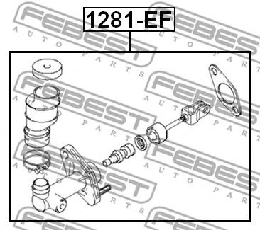 FEBEST 1281ef -  Главный цилиндр, система сцепления