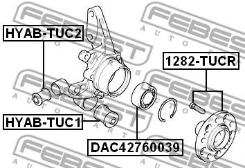 FEBEST 1282tucr -  Ступица колеса заднего