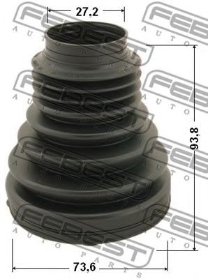 FEBEST 1615203 -  Пыльник шрус внутренний комплект73.6x93.8x27.2