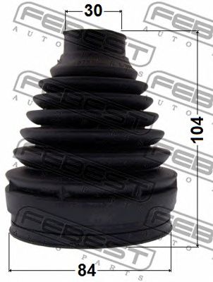 FEBEST 1615p169 -  Пыльник шрус внутренний комплект 84x104x30