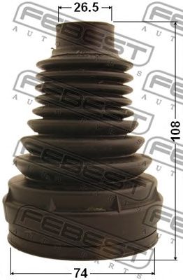 FEBEST 1615p220 -  Пыльник шрус внутренний комплект74x108x26.5
