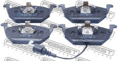 FEBEST 17018p1f -  Колодки тормозные дисковые передние, комплект