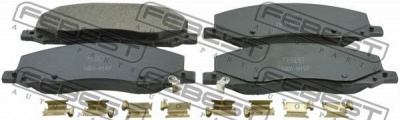 FEBEST 1801insf -  Колодки тормозные дисковые передние, комплект