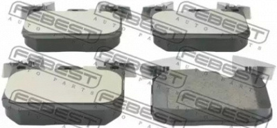 FEBEST 1901f20f -  Комплект тормозных колодок, дисковый тормоз